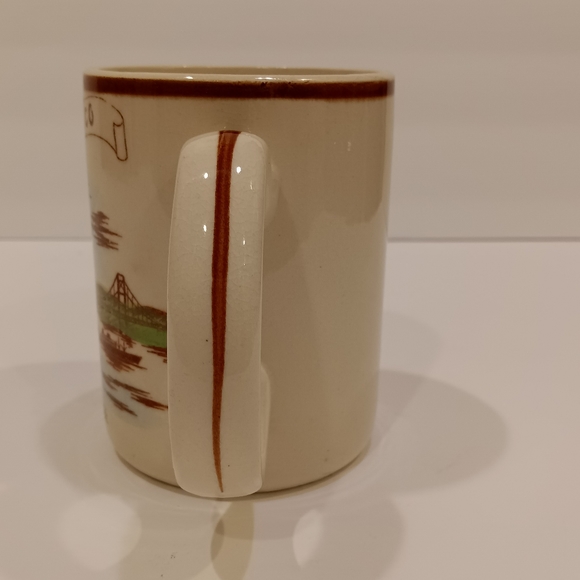 Vintage San Francisco Golden Gate Bridge Ceramic Coffee Mug Cup - Picture 7 of 12